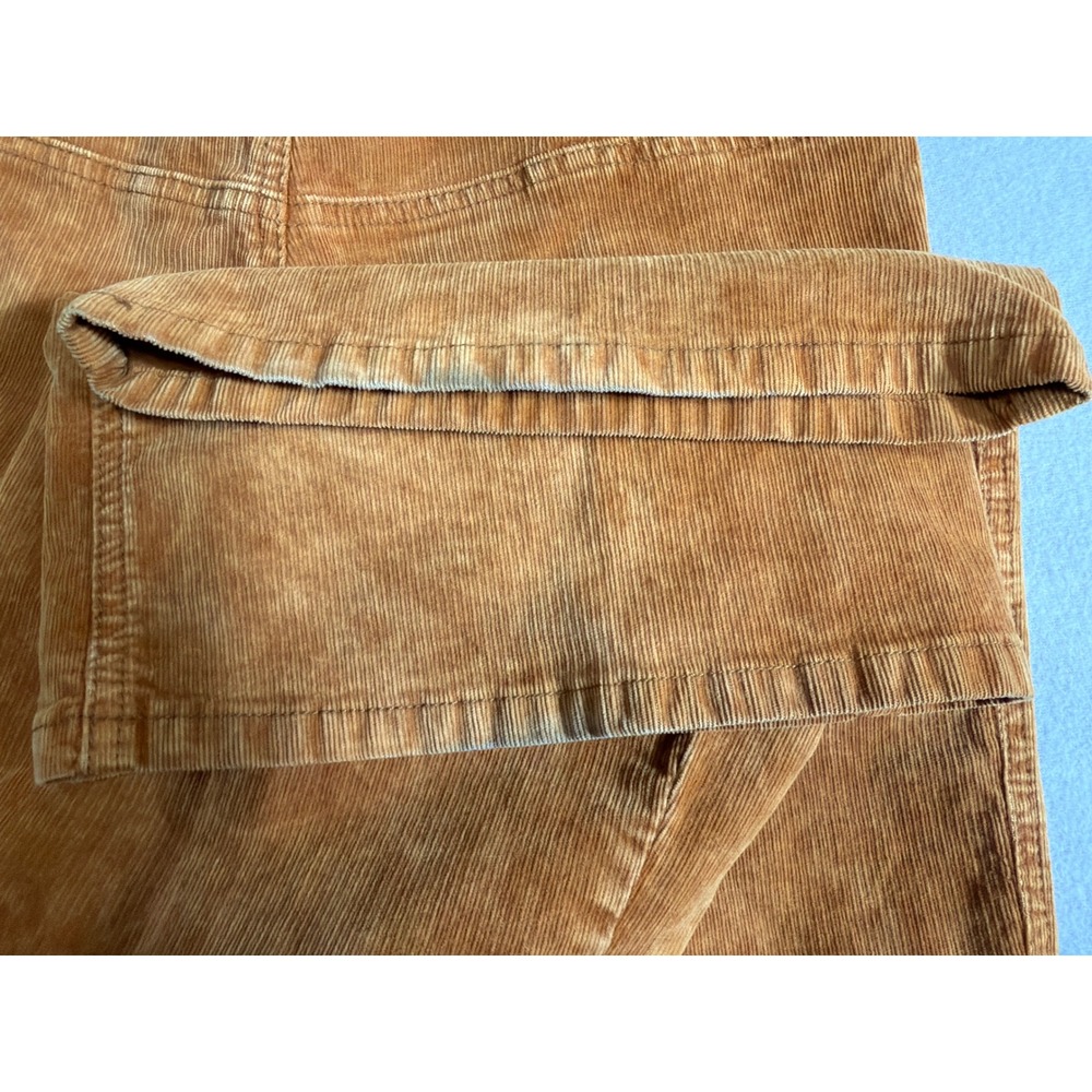 We The Free People Corduroy Flare Pants Brown Boho Bell Bottoms 25 OB1041909 - Picture 10 of 12